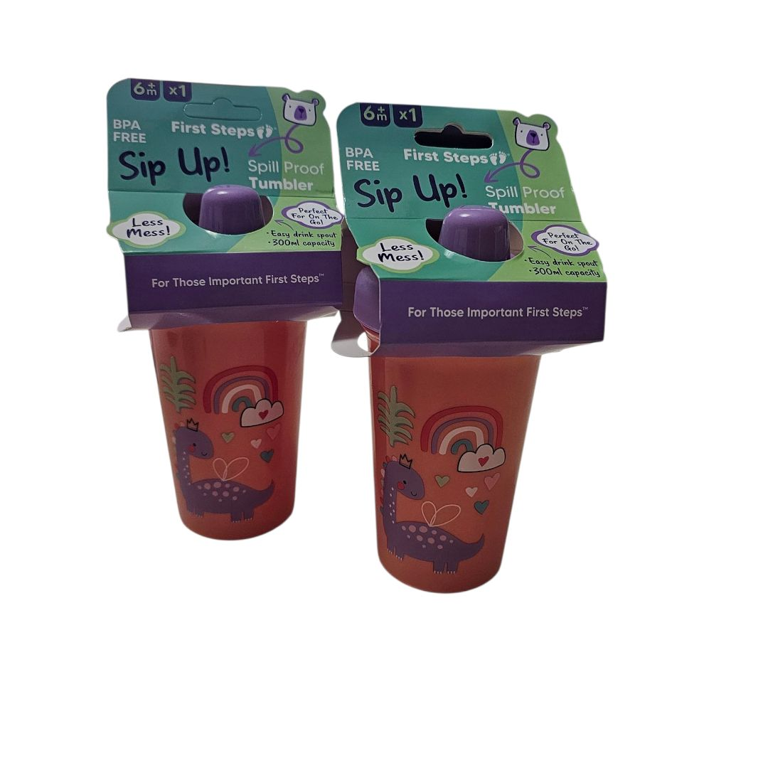 Pink Spill Proof Baby Tumbler 300ML