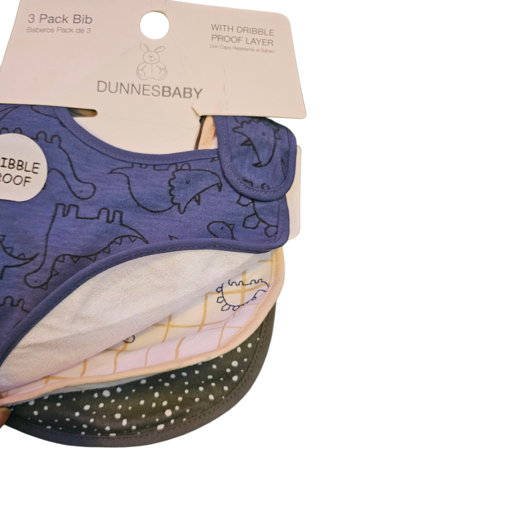 Dino 3 Pack Bib