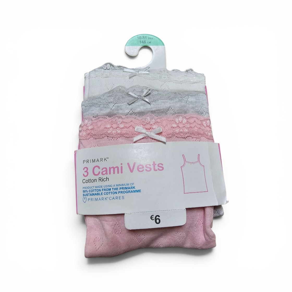 3in1 Girls Cami Vests