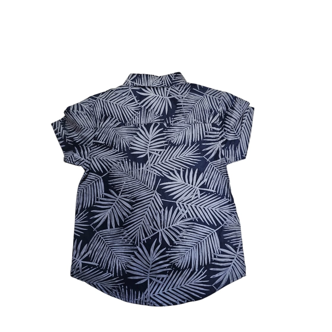Boys Tropical Palm Print Shirt
